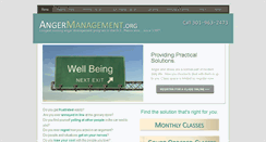 Desktop Screenshot of angermanagement.org