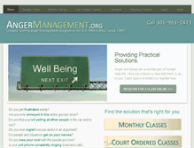 Tablet Screenshot of angermanagement.org