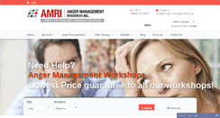 Desktop Screenshot of angermanagement.ca